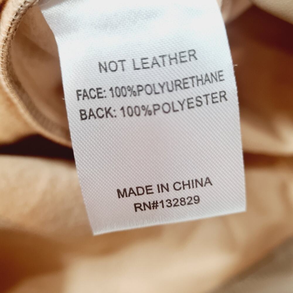 Superdown Chantel Leather Romper in Nude - Picture 12 of 16